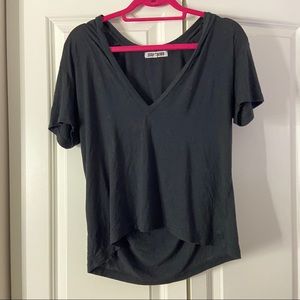 Joah brown v neck t shirt